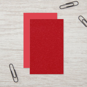 Tomato-Red Duo Business Card, Matte – Customisable Card