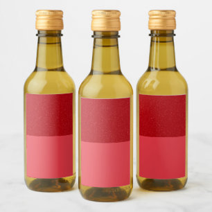 Tomato Red Duo Colour Mini Bottle Label – Customis