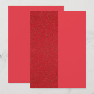 Tomato Red Duo Flat Card – Customisable Design