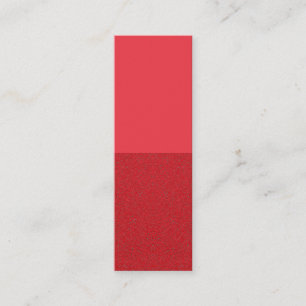 Tomato Red Half-Noise Business Card – Customisable