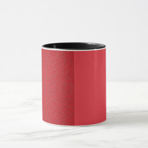 Tomato Red Half-Texture Mug – Customisable