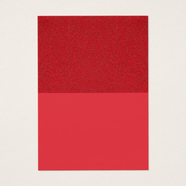 Tomato Red Horizon Split Profile Card – Customise (Front)