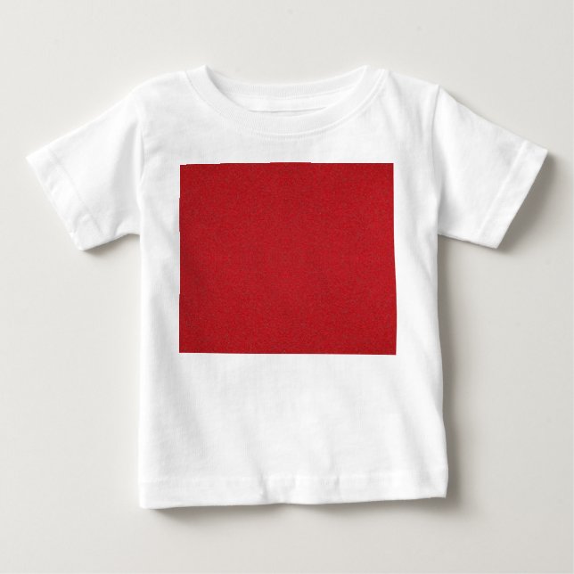 Tomato Red Noise Baby Jersey Tee – Customisable (Front)