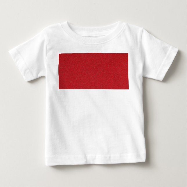Tomato Red Noise Bar Baby Jersey Tee – Customise (Front)