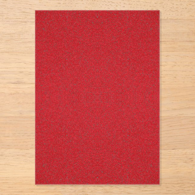 Tomato Red Noise-Effect Acrylic Invite – Customise Invitations (Front)
