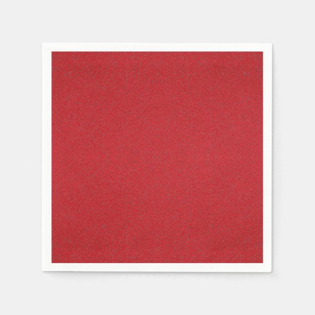 Tomato Red Noise Effect Paper Napkin – Customise (Front)