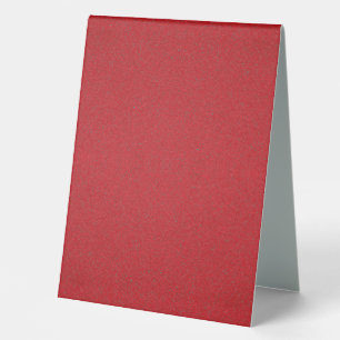 Tomato Red Noise-Effect Table Tent Sign (Custom)