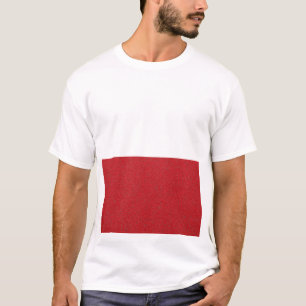 Tomato Red Noise Rectangle Tee – Customisable
