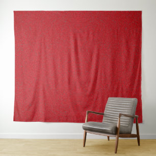 Tomato Red Noise Texture Wall Tapestry – Customise