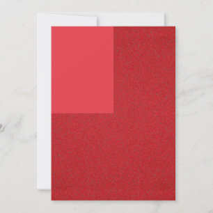 Tomato Red Offset Flat Card – Custom Design