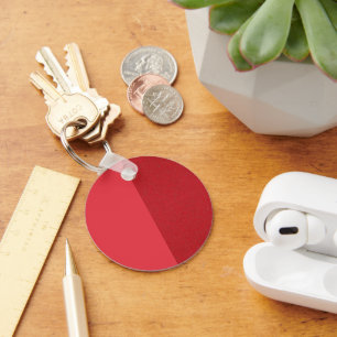 Tomato Red Reversible Texture Keychain – Customise