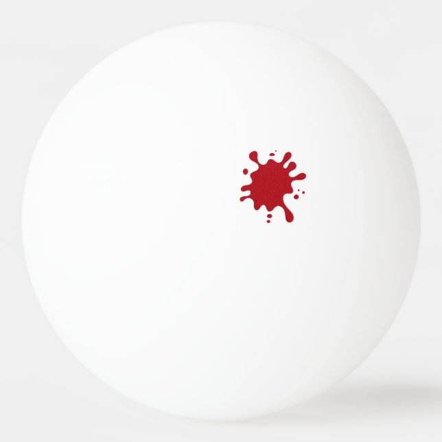 Tomato Red Splash Ping-Pong Ball – Customisable (Front)