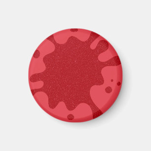 Tomato Red Splatter Custom Magnet