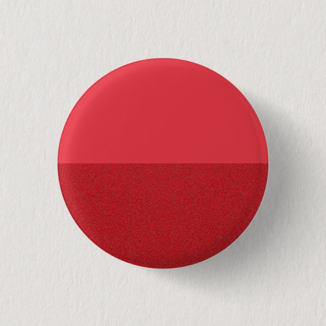 Tomato Red Split Matte + Texture Button - Custom (Front)