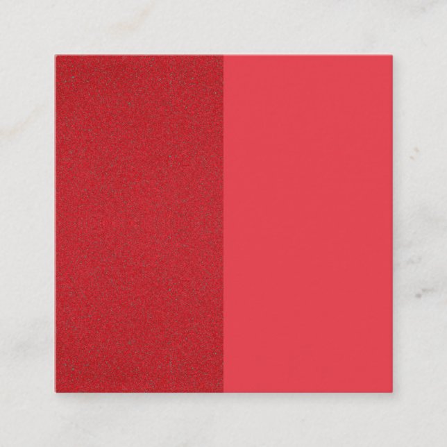 Tomato Red Split-Texture Enclosure Card (Custom) (Front)