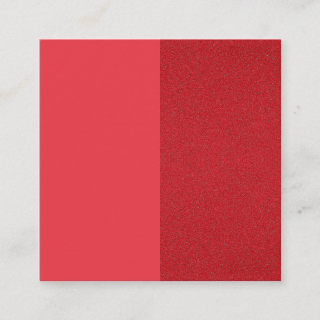 Tomato Red Split-Texture Enclosure Card (Custom) (Front)