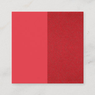 Tomato Red Split-Texture Enclosure Card (Custom)