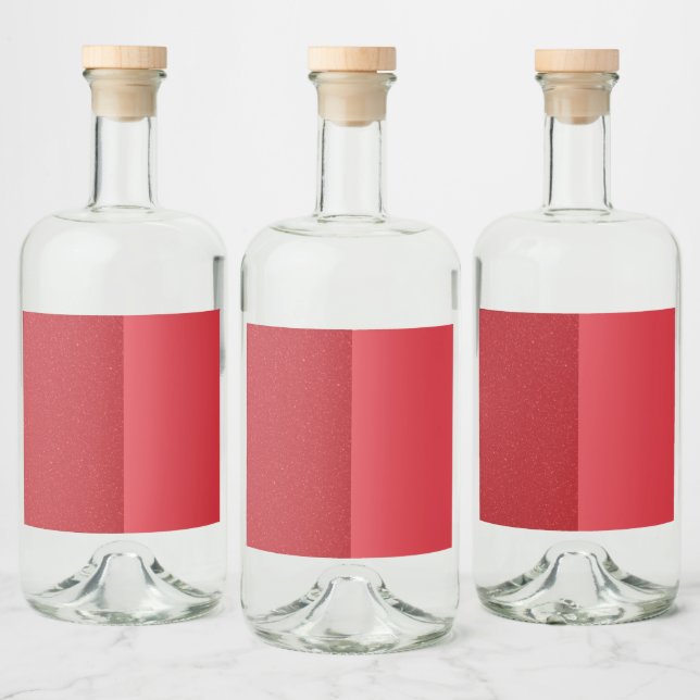 Tomato Red Split Texture Liquor Labels – Customise (Bottles)