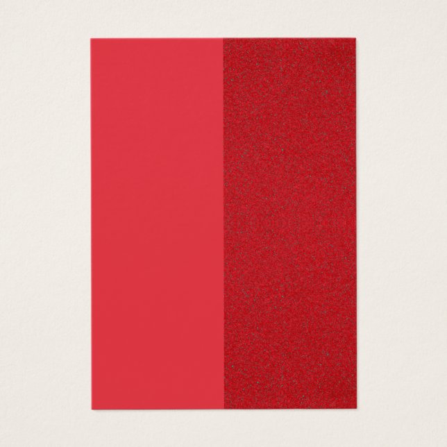 Tomato Red Split-Texture Profile Card – Customise (Front)