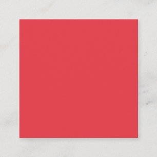 Tomato Red Square Enclosure Card – Customisable
