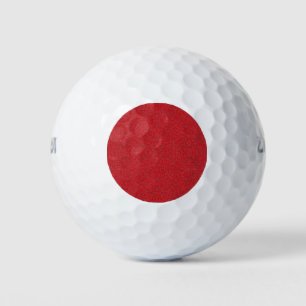 Tomato Red Target Logo Golf Balls – Customisable