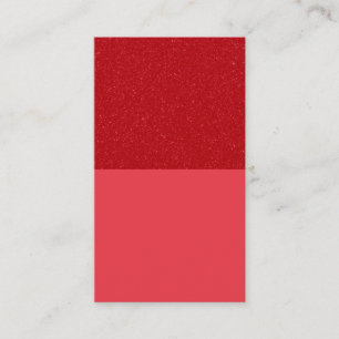 Tomato Red Texture Split Calling Card – Customise