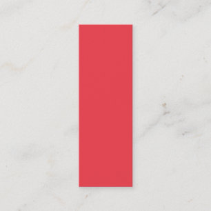 Tomato Red Vertical Business Card – Customisable