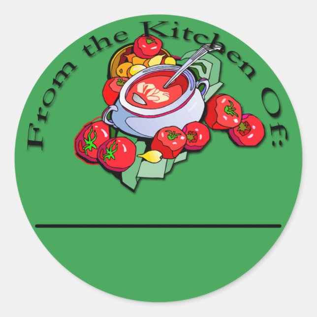 Tomato Sauce Canning Labels (Front)