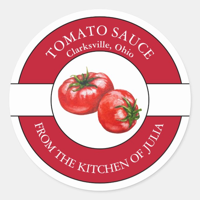 Tomato Sauce Label  (Front)