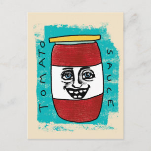 Tomato Sauce Postcard