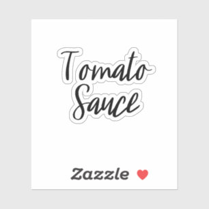Tomato Sauce Storage Sticker