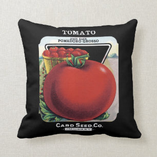 Tomato Seed Packet Label Cushion