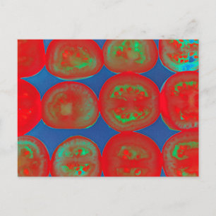 Tomato slices postcard