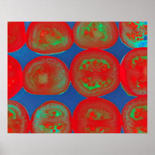 Tomato slices poster
