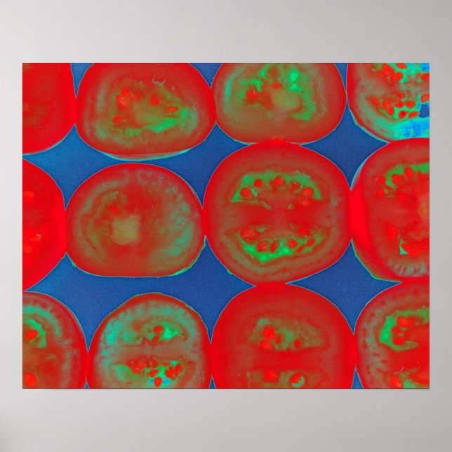 Tomato slices poster (Front)