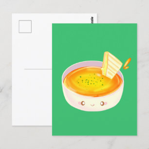 Tomato Soup And Grilled Cheese Sandwich Postcard