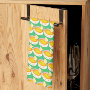 Tomato Soup And Grilled Cheese Sandwich Tea Towel