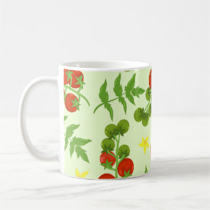Tomato Tango: Vintage Vegetable Print Coffee Mug