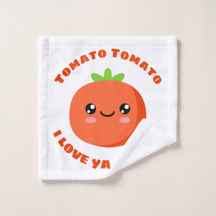 Tomato Tomato I love ya Tomato Wash Cloth