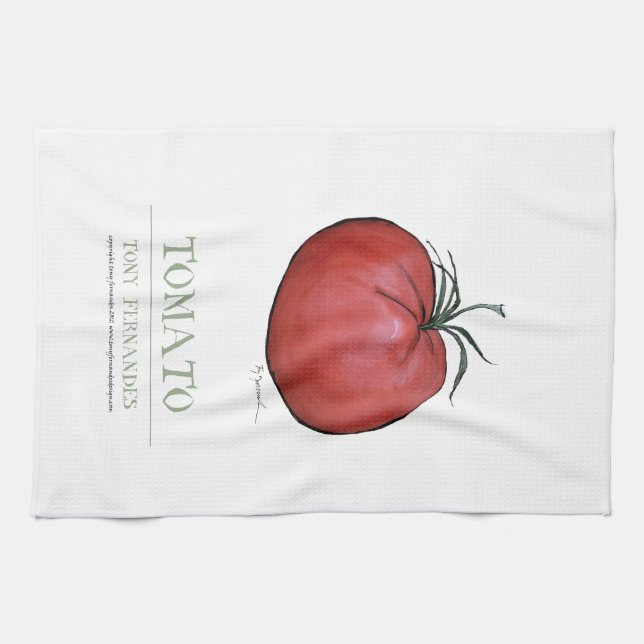 tomato, tony fernandes tea towel (Horizontal)
