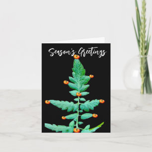 TOMATO TREE PHOTO SEASONS GREETINGS CARD