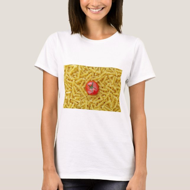 Tomato with fusilli pasta T-Shirt (Front)