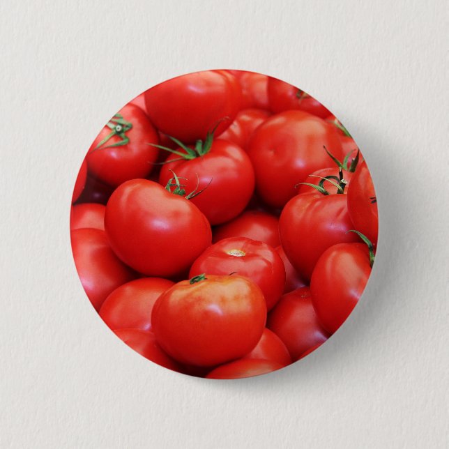 Tomatoes 6 Cm Round Badge (Front)
