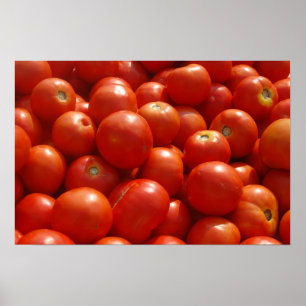 Tomatoes at the Market Poster