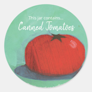 Tomatoes Ball Canning Label
