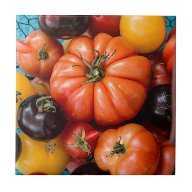 Tomatoes Ceramic Tile (Front)