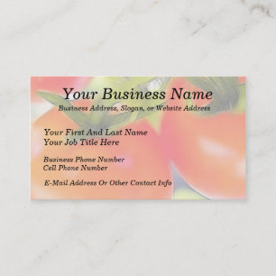Tomatoes Close Up Business Card