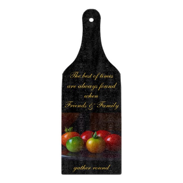 Tomatoes Friend & Family Glass Cutting Paddle Board (Front)