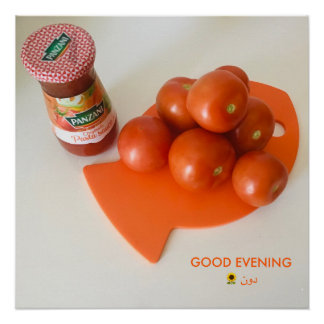 TOMATOES & PASTA ARRANGEMENT POSTER
