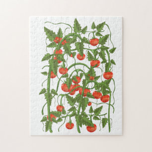 Tomatoes Pattern Jigsaw Puzzle